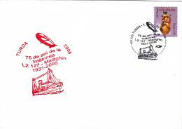 ZEPPELINS, SHIP, LZ127-MALAGHIN MEETING ANNIVERSARY, SPECIAL COVER, 2006, ROMANIA - Zeppelins