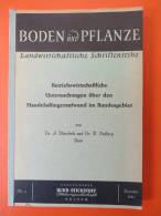 Dr. A. Nieschulz/Dr. K. Padberg "Boden Und Pflanze" Betriebswirtschaftliche Untersuchungen - Otros & Sin Clasificación