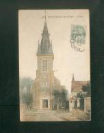 Saint Michel Sur Orge (91) - Eglise ( Cachet Ferroviaire Etampes à Paris Ed. Colmant) - Saint Michel Sur Orge
