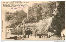 BOUILLON .. -- Le Tunnel De La Route De CORBION . 1906 Vers UCCLE ( Melle Germaine Hüger ) .  Voir Verso . - Bouillon