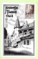 Carte -1° Jour, ARAGO - Journée Du Timbre 1948 -  BEAUNE  Timbre Yvert794 - Other & Unclassified