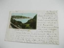 Guernsey 1901 Moulin Huet Bay Stemma In Rilievo - Guernsey