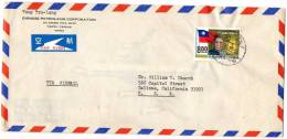 Taiwan Cover Mailed To USA - Lettres & Documents