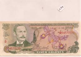 Billets -  A617 -  Costa Rica  - Billet   ( Type, Nature, Valeur, état... Voir 2 Scans)-Envoi Gratuit - Centraal-Afrikaanse Staten