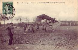 Arracourt   54   Aviation Aéroplane Allemand Atterrit A.. - Sonstige & Ohne Zuordnung