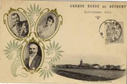 CPA(51) BETHENY Fetes Franco Russes  Grande Revue 1901 - Bétheny