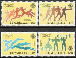 Seychelles 1984 - Olympic Games, Los Angeles SG592-595 MNH Cat £2.85 SG2015 - Seychelles (1976-...)