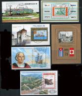 Cuba - Stamp Shows - 6 Blocks - Blocks & Sheetlets