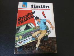 JOURNAL TINTIN N°21 1965   AIDANS + ARTICLE/PHOTO HERGE - Tintin