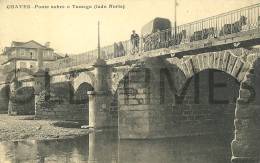 PORTUGAL - CHAVES - PONTE SOBRE O TAMEGA(LADO NORTE) - 1915 PC. - Vila Real