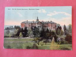 Hartford, CT--Mt. St. Joseph Seminary--cancel 1911--Ref PJ -101 - Hartford