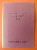 "Düngemittel-Verzeichnis 1961" Vom Bundesministerium Für Ernährungm Landwirtschaft Und Forsten - Glossaries