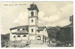 CARTOLINA - OULX - PARROCCHIA - VIAGGIATA  NEL  1918 - ( RACCOLTA R. GABRIELLI ) - Églises