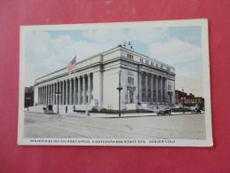 Denver, CO--Denver's Post Office, Eighteenth And Stout Street--not Mailed--Ref PJ -102 - Denver