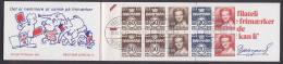 Denmark 1982 MH-MiNr. 29 Markenheftchen Booklet H 23 Stamp Joke No. 8 Cancelled - Cuadernillos