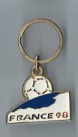 Sport/Foot-Ball/Coupe Du Monde 98/France Laiton Cloisonné Et Peint Vernis/1998   POC29 - Porte-clefs