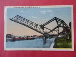 Buffalo, NY--Lift Bridge, Foot Of Ferry Street --cancel 1919--Ref PJ -103 - Buffalo