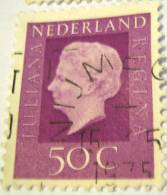 Netherlands 1969 Queen Juliana 50c - Used - Usati