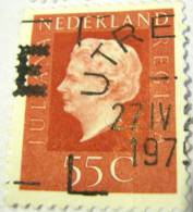 Netherlands 1969 Queen Juliana 55c - Used - Usati