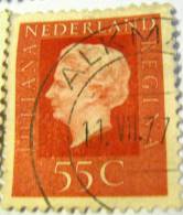 Netherlands 1969 Queen Juliana 55c - Used - Usati