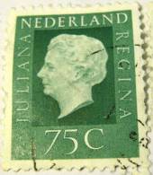Netherlands 1969 Queen Juliana 75c - Used - Usati