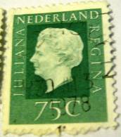 Netherlands 1969 Queen Juliana 75c - Used - Gebraucht