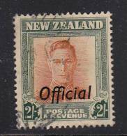 New Zealand Used Scott #O99 2sh George VI, Watermark Sideways - Officials