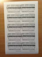 ST - VINCENT 1987 FOOTBALL SOCCER FUSSBALL SHEET Of 10 BARCLAY´S PREMIER LEAGUE CLUB " DERBY COUNTY " PROOF ESSAI - Clubs Mythiques