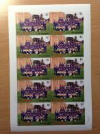 ST - VINCENT 1987 FOOTBALL SOCCER FUSSBALL SHEET Of 10 BARCLAY´S PREMIER LEAGUE CLUB " EVERTON " PROOF ESSAI - Famous Clubs