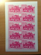 ST - VINCENT 1987 FOOTBALL SOCCER FUSSBALL SHEET Of 10 BARCLAY´S PREMIER LEAGUE CLUB " EVERTON " PROOF ESSAI - Famous Clubs