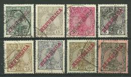 Portugal #171/4,177/80 D.Manuel Used - L2800 - Used Stamps