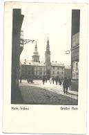 TORGAU Echte Foto Grosser Platz Mit Leben Um 1920 - Torgau