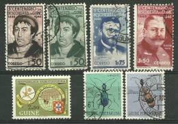 Portuguese Guine 7 Mint And Used Stamps - L2744 - Portuguese Guinea