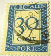 Netherlands 1947 Postage Due 30c - Used - Portomarken