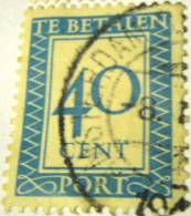 Netherlands 1947 Postage Due 40c - Used - Strafportzegels