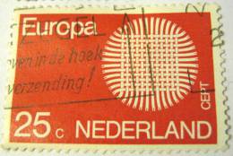 Netherlands 1970 Europa CEPT 25c - Used - Usados