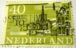 Netherlands 1965 Medemblik 40c + 10c - Used - Gebraucht