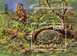 HUNGARY-2013. Souvenir Sheet - Hungarian Animals (Owl, Hedgehog) MNH!! New! - Ongebruikt