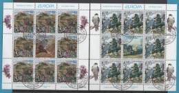 1999 X  EUROPA Cept 1999  JUGOSLAVIJA  JUGOSLAWIEN JUGOSLAVIA FLORA FAUNA 2 Mini Sheets  USED LUX - Usados