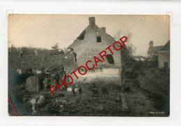 Delcampe - MERKEM-RUE-CARTE PHOTO Allemande-GUERRE 14-18-1WK-BELGIQUE-BELGIEN- - Houthulst