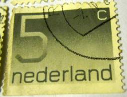 Netherlands 1976 Numerals 5c - Used - Gebruikt