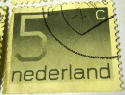 Netherlands 1976 Numerals 5c - Used - Gebraucht