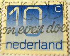 Netherlands 1976 Numerals 10c - Used - Usados