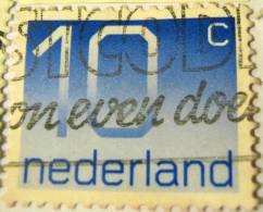 Netherlands 1976 Numerals 10c - Used - Gebraucht