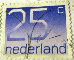 Netherlands 1976 Numerals 25c - Used - Gebraucht