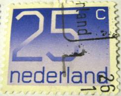 Netherlands 1976 Numerals 25c - Used - Usati