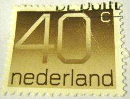 Netherlands 1976 Numerals 40c - Used - Usati