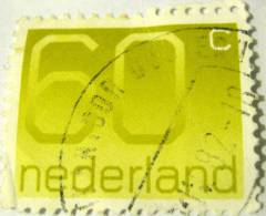 Netherlands 1976 Numerals 60c - Used - Usati