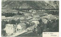 CARTOLINA - OULX - PANORAMA - VIAGGIATA  NEL  1918 - ( RACCOLTA R. GABRIELLI ) - Églises