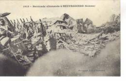 BARRICADE ALLEMANDE A BEUVRAIGNES -80- - Beuvraignes